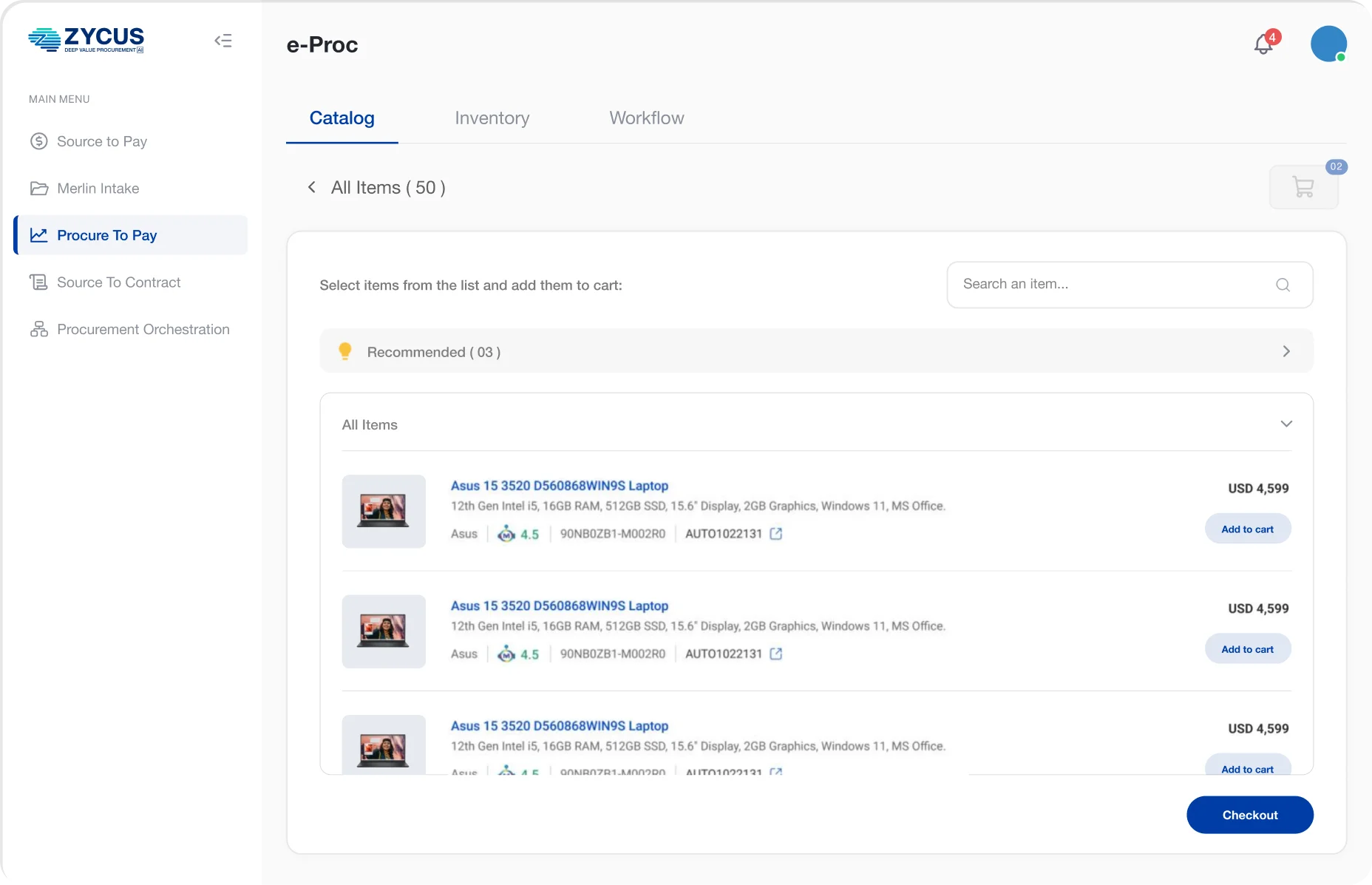 Procure-to-Pay-dashboard