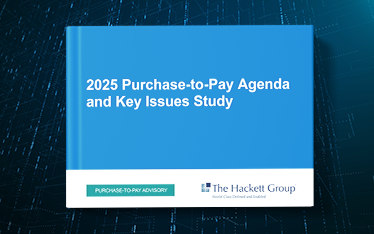 2025 Purchase-to-Pay (P2P) trends, P2P trends, Hackett Group, Purchase-to-Pay, P2P, Procurement, purchase-to-pay Trends, Research Report, Procurement Research, Hackett Group 2025 Purchase-to-Pay Agenda, The Hackett Group