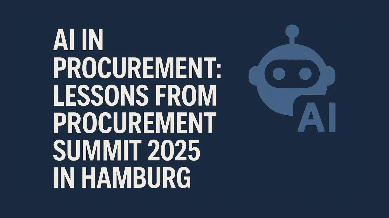 AI in Procurement: Lessons from Procurement Summit 2025 in Hamburg