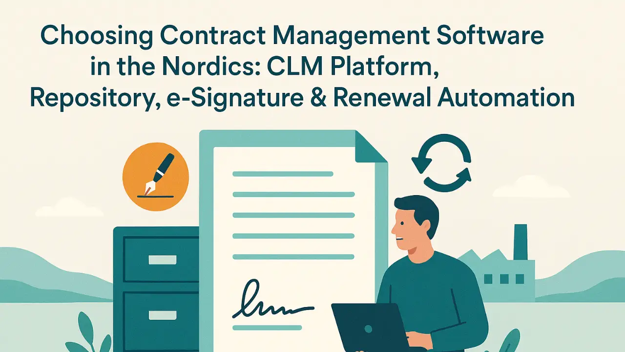 contract management software in nordics