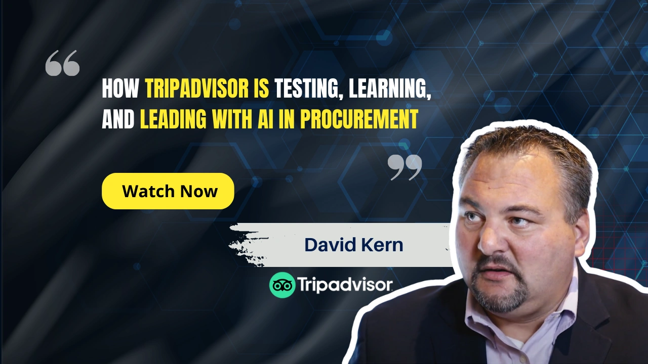 TripAdvisor on Embracing AI to Elevate Procurement Strategy