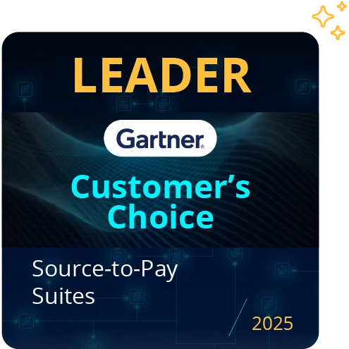 Leader - Gartner Customer's Choice Source-to-Pay Suites 2025